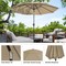 Pure Garden 9-Foot Outdoor Umbrella with Base, Dusty Green 50-LG1042 - alternate 2