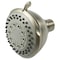Boston Harbor Shower Head, 1.75 gpm, 1/2-14 NPT Connection, Threaded, 3-Spray Function, Plastic, 3-5/8 in Dia TS02213NP - alternate 1