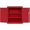 Sandusky Lee Storage Cabinet, 36 in H, 36 in W, 18 in D, Swing, Keyed, Red, 2 Shelves CA21361836-01 - alternate 2