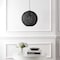 Jonathan Y Lacey 16 in. 1-Light Modern Bohemian Woven Paper Rope Round Globe LED Pendant, Black JYL1135B - alternate 2