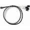 Rocstor PREMIUM 1M 3.2FT INTERNAL MINI SAS TO SATA CABLE - SFF-8643 TO 4X SATA - CONNE Y10C870-B1 - alternate 1