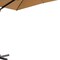 Homeroots 11ft Tan Polyester Round Tilt Cantilever Patio Umbrella With Stand 485675 - alternate 2