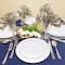Smarty Had A Party 10.25" Solid White Organic Round Disposable Plastic Dinner Plates (120 Plates), 120PK 930W-CASE - alternate 1