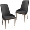 Leisuremod Viva Collection Modern Wooden Dining Chair in Dark Grey, 2PK VC24DGR2 - alternate 1