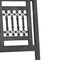 Homeroots Set of Two Black Wood Slat Back Dining Side Chairs 522057 - alternate 2