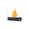 Homeroots 14in Black And Silver Metal BioEthanol Round Portable Firepit 654318 - alternate 2