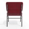 Flash Furniture Crimson Fabric Church Chair, PK4 4-FD-CH0221-4-SV-RED-GG - alternate 2