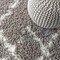 Jonathan Y Mercer Shag Plush Tassel Moroccan Tribal Geometric Trellis Gray/Ivory 5 ft. x 8 ft. Area Rug MCR102C-5 - alternate 2
