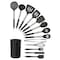 Megachef Gray Silicone and Stainless Steel Cooking Utensils, Set of 14 MGSP-270 - alternate 1