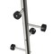 Homeroots 68in Brushed Steel Brushed Steel Coat Rack 372942 - alternate 2