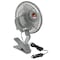 Performance Tool 12V Oscillating Fan, Clamp Mount, 6 ft Cord, 1.2A W1658 - alternate 1