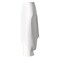 Homeroots Set of Two Ceramic White Cylinder Table Vases, 2PK 383727 - alternate 2