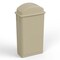 Regal Altair 23 Gallon Slim Rectangular Beige Plastic Trash Can with Dome Swing Lid, Vent Channel Design ZR-TC-300-BG+LD-310-KIT - alternate 1