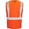 Ironwear Hi-Vis Safety Vest S Class 2 , Hook & Loop 5 Pockets 1284-O-SM - alternate 2