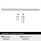 Amerock Bar Pulls Hollow 6-5/16 inch (160mm) Center-to-Center Polished Chrome Cabinet Pull, 25PK 25VMP3724326 - alternate 2
