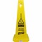 Genuine Joe Bright 4-sided Caution Safety Cone, 24" Height, 10" Width, Polypropylene, Cone, English; Spanish GJO58880CT - alternate 2