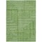 Homeroots 9' X 12' Green And Ivory Geometric Washable Indoor Outdoor Area Rug 600820 - alternate 2