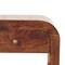 Homeroots 16" Brown Solid Wood One Drawer Nightstand 651736 - alternate 2