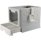 Petmaker Enclosed Cat Litter Box Foldable Litterbox with Pull-Out Drawer for Easy Cleaning Spacious PET6458 - alternate 1