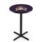 Holland Bar Stool Co 36" Blk Wrinkle East Carolina Pub Table, 36" dia. Top L211B3636Ecarol - alternate 1