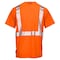 Dome75 Hi-Vis Short Sleeve Shirt, ANSI/ISEA 107-2020 Class 2, Type R, 100% Polyester Birds-Eye Mesh DSS1421 - alternate 2
