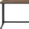 Homeroots 47" Brown and Black Writing Desk 491481 - alternate 2