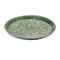 Homeroots 14" Green Metal Etched Round Serving Tray 634509 - alternate 2