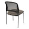Office Star Products ProGrid Titanium & Black Visitors Chair, Straight Legs, Dillon Grey 86724R-R103 - alternate 2