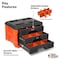 Klein Tools Toolbox, Three Drawer, Modbox 54823MB - alternate 2