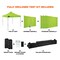 Ergodyne Lime Enclosed Pop-Up Tent Kit - 10ft x 10ft 6057 - alternate 2