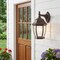 Homeroots Dark Brown Wide Hanging Lantern Wall Light 398571 - alternate 2