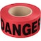 Ironwear 3in x 1000' Danger Barricade Tape, 1.5 Mil Thick, Red 1103-02 - alternate 1