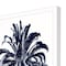 Homeroots Palm Tree Blue III White Framed Print Wall Art 526995 - alternate 2