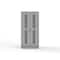 Strong Hold 14 GA Industrial Ventilated (Hex) Uniform Cabinet with Hanger Rod 36-H-WR-241-L - alternate 2