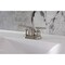 Kingston Brass Double-Handle 4" Centerset Bathroom Faucet with Pop-Up Drain, Brushed Nickel FB5618CML - alternate 2