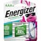 Energizer Rechargeable Battery, AAA, 800 mAh, PK4 NH12BP-4 - alternate 1