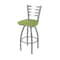 Holland Bar Stool Co 410 Jackie Stainless Steel 36in Swivel Bar Stool with Canter Kiwi Green Seat 41036SS009 - alternate 1