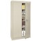 Sandusky Lee Shelving Storage Cabinet, 66 in H, 30 in W, 18 in D, Swing, Keyed, Putty, 4 Shelves VF31301866-07 - alternate 2