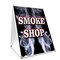 Signmission Smoke Shop, 36 Inch x 24 Inch A-frame Yard Sign, Plastic Sign SBC-2436-Smoke Shop - alternate 1