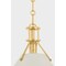 Hudson Valley Lighting Painted No. 2 Pendant in Aged Brass/Off-White by Mark D. Sikes MDS352L-AGB/OW - alternate 2