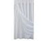 Homeroots White Sheer and Grid Shower Curtain and Liner Set 399750 - alternate 1