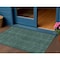 Homeroots 3' X 5' Teal Blue Aqua And Mint Green Striped Washable Indoor Outdoor Area Rug 615085 - alternate 1