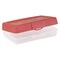 Storex Large Pencil Box, Red, 3PK 61612U12C - alternate 2