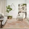 Homeroots 8' X 10' Coral And Beige Nautical Indoor Outdoor Area Rug 550245 - alternate 2