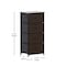 Flash Furniture Harris 4 Drawer Storage Dresser with Black Cast Iron Frame, Brown Wood Top and Brown Easy Pull Engi WX-5L203-MDF-BK-BR-GG - alternate 2
