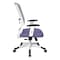 Space Seating Pulsar White Frame Managers Chair, Violet 317W-W1C1F2W-5819 - alternate 2