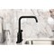 Kingston Brass Bridge Kitchen Faucet with Brass Sprayer, Matte Black KS8280DKLBS - alternate 2