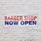 Signmission Barber Shop Now Open, 18 Inch x 48 Inch, Vinyl Banner B-30480 - alternate 2