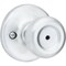 Kwikset Satin Chrome Mobile Home Bed/Bath Door Knob 300M 26D CP 7/8RFL RCS V1 - alternate 1