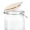 Martha Stewart Rindleton 3 Piece Glass Canister Set with Ceramic Lids in Off-White 136553.03 - alternate 2